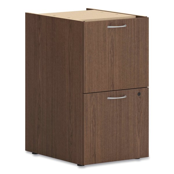 Hon 15 in W 2 Drawer File Cabinets, Sepia Walnut HONPLPSFFLE1